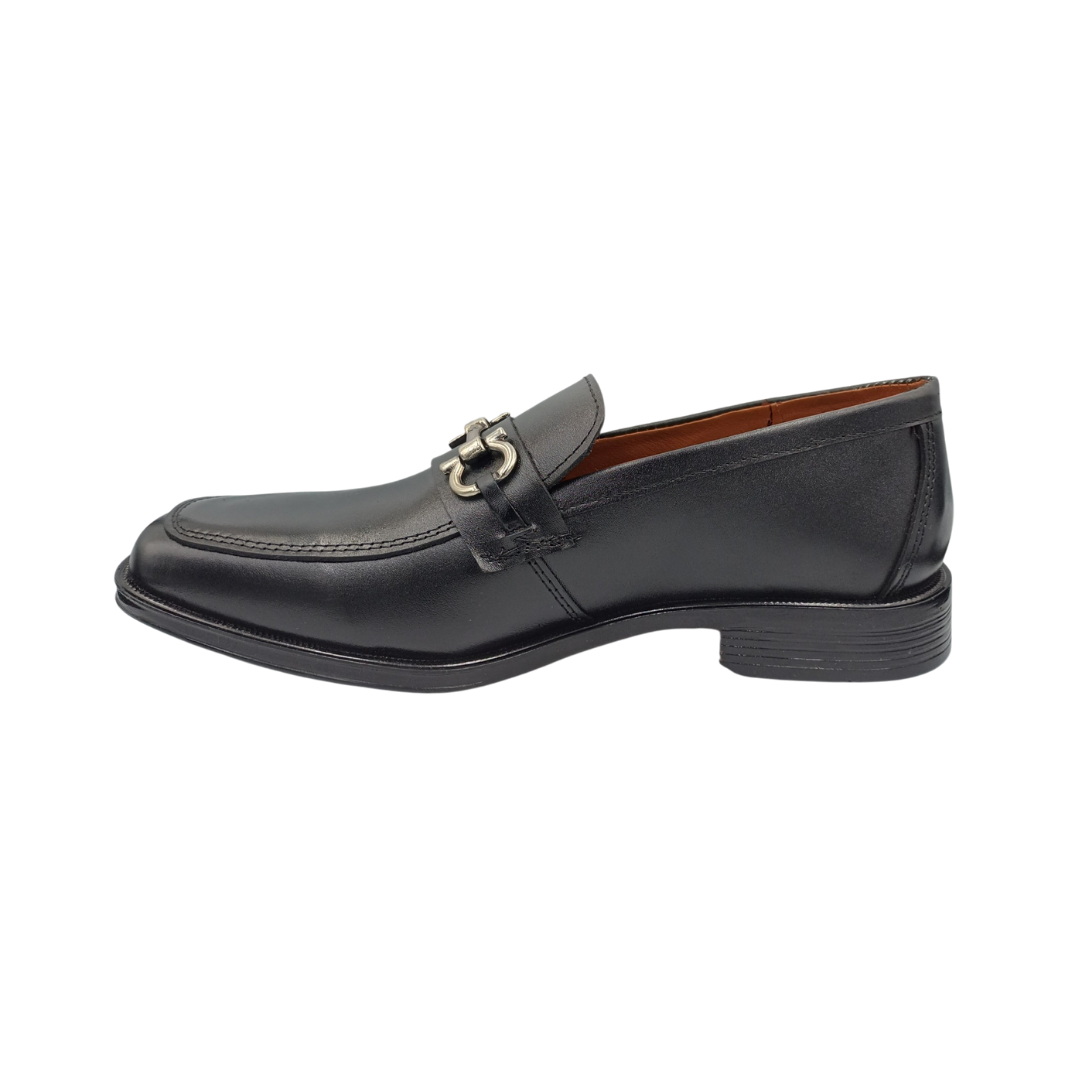 Zapato de vestir mocasín de piel Leugim Elegance 106 negro