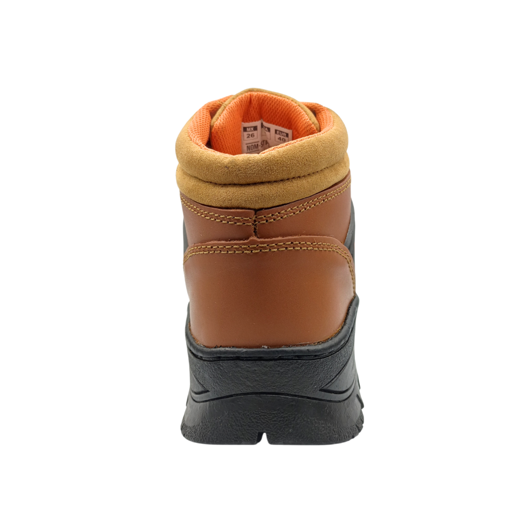 Bota Industrial de piel con puntera de protección New Trs 650 Napa Ocre