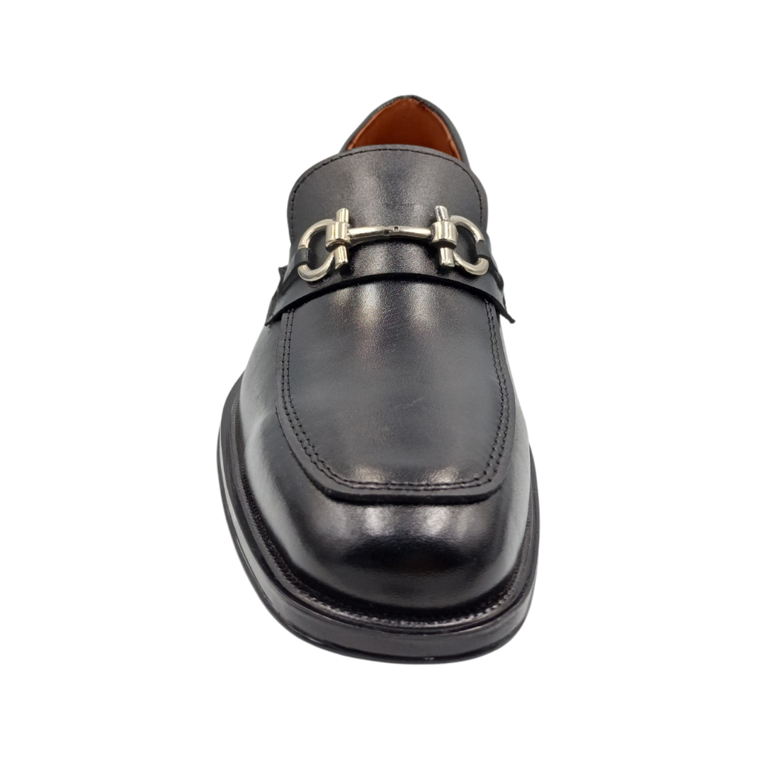 Zapato de vestir mocasín de piel Leugim Elegance 106 negro