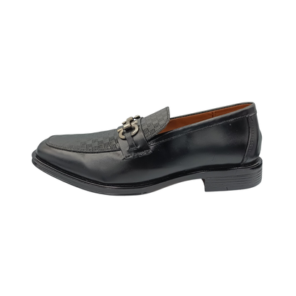 Zapato de vestir mocasín de piel Leugim Elegance 103 negro