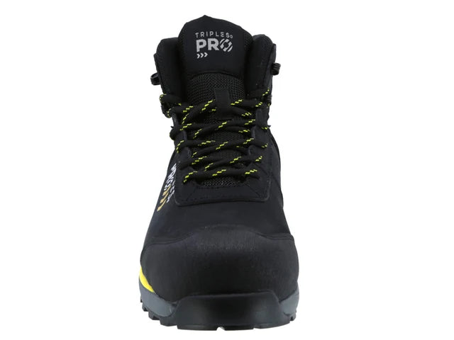 Bota Industrial Dielectrica con puntera de protección Triples Pro 523 Negro
