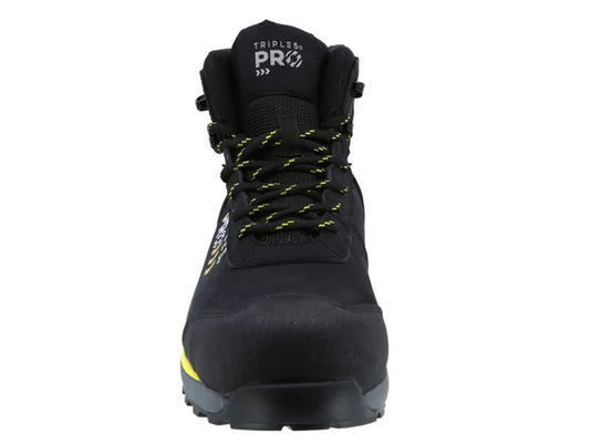 Bota Industrial Dielectrica con puntera de protección Triples Pro 523 Negro