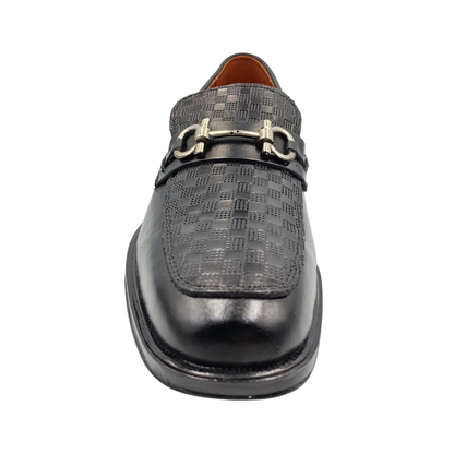 Zapato de vestir mocasín de piel Leugim Elegance 103 negro