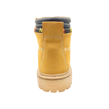 Bota Industrial de piel con puntera de protección New Trs 1750 Nobuck Paja