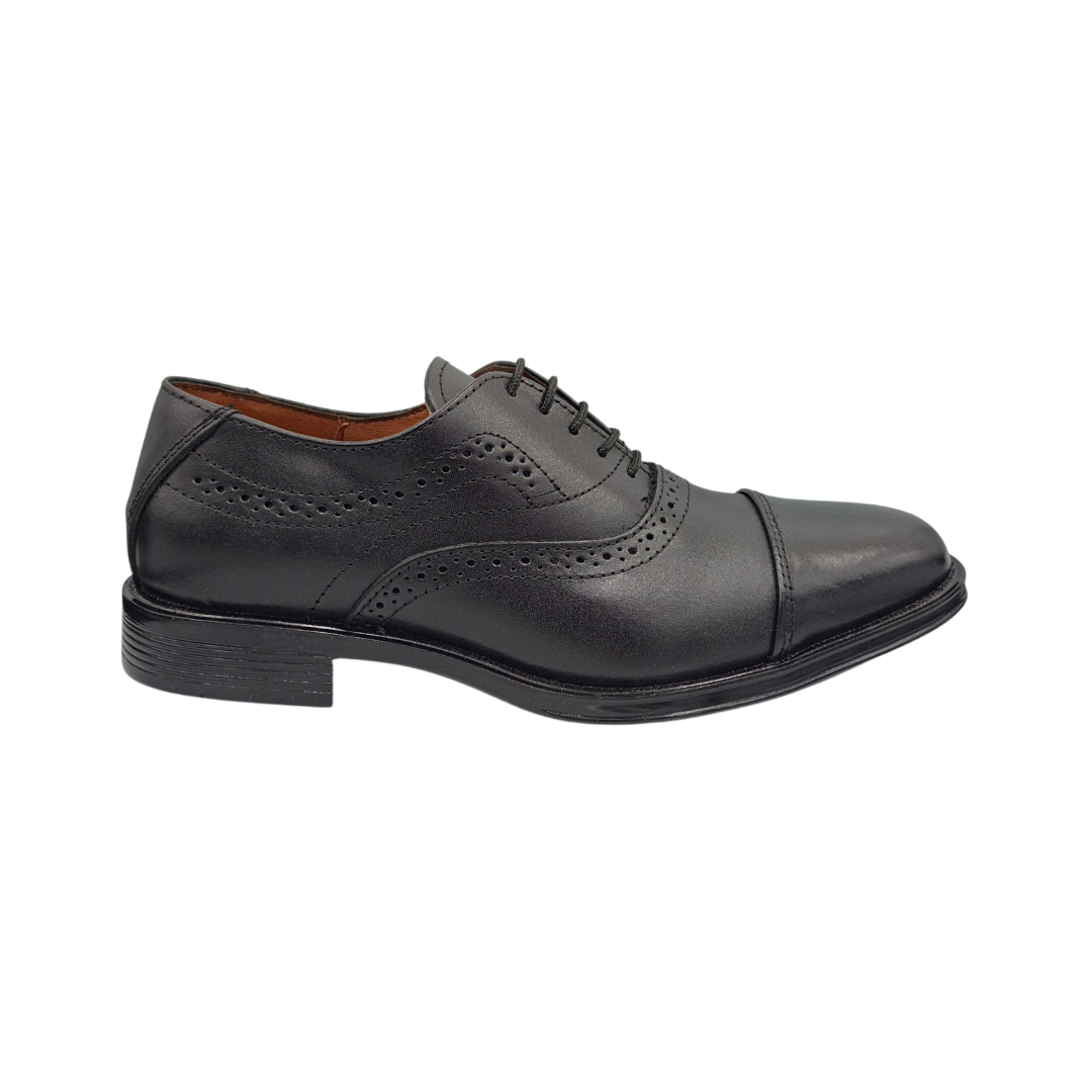 Zapato de vestir oxford de piel Leugim Elegance 102 negro