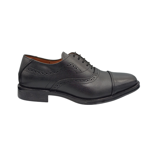Zapato de vestir oxford de piel Leugim Elegance 102 negro