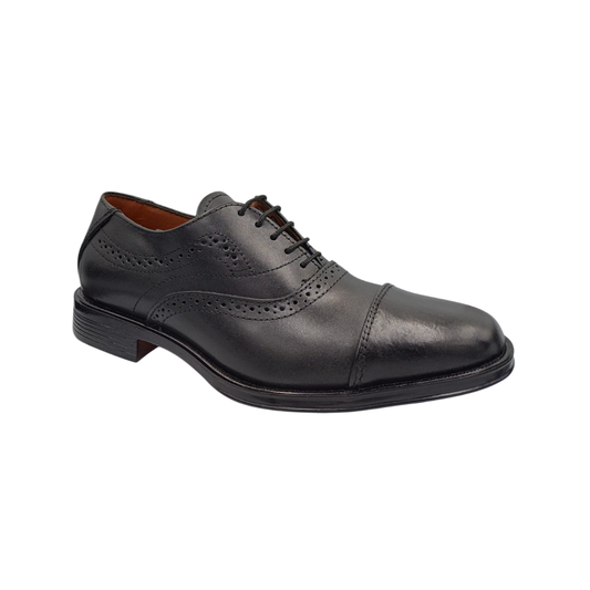 Zapato de vestir oxford de piel Leugim Elegance 102 negro
