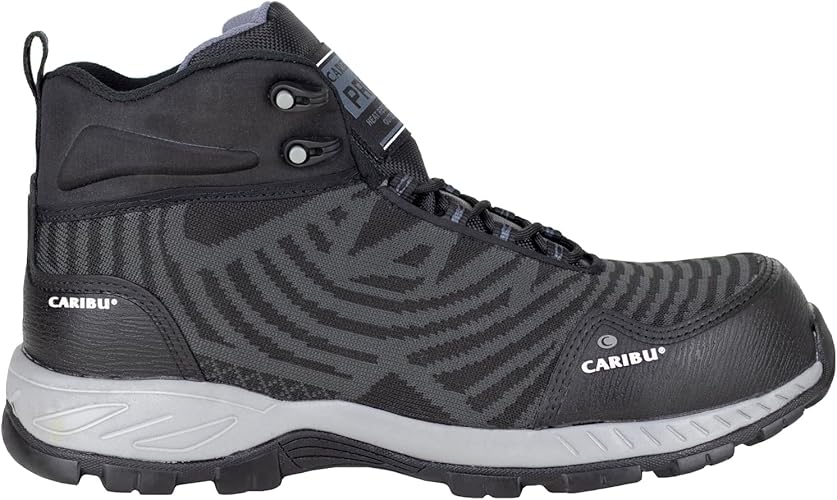 Bota Industrial Dielectrica textil con puntera de protección Caribu 340 Gris