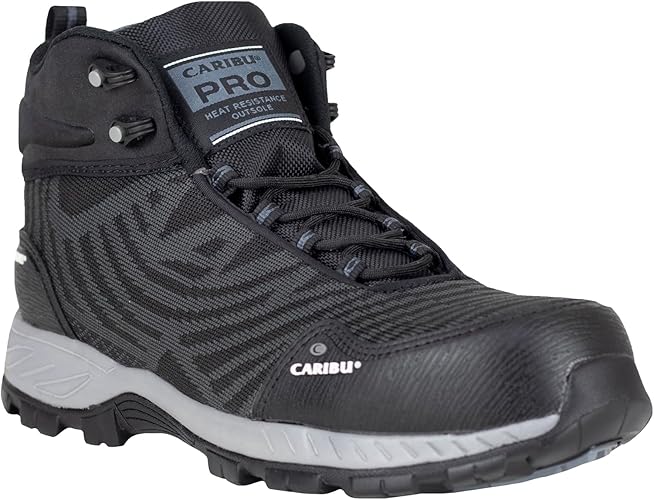 Bota Industrial Dielectrica textil con puntera de protección Caribu 340 Gris
