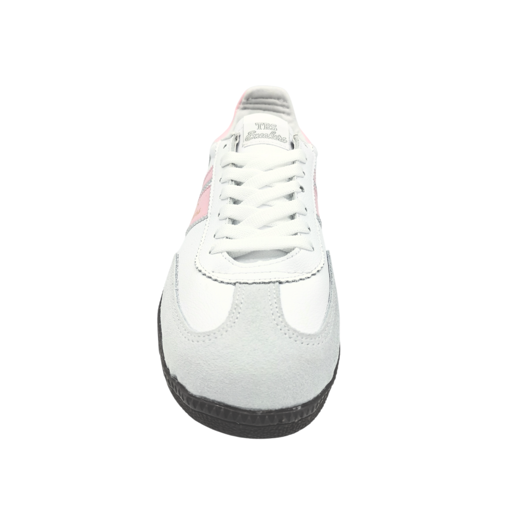 Tenis de piel Trs Sneakers 7389 Blanco Rosa