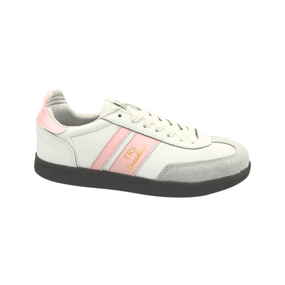 Tenis de piel Trs Sneakers 7389 Blanco Rosa