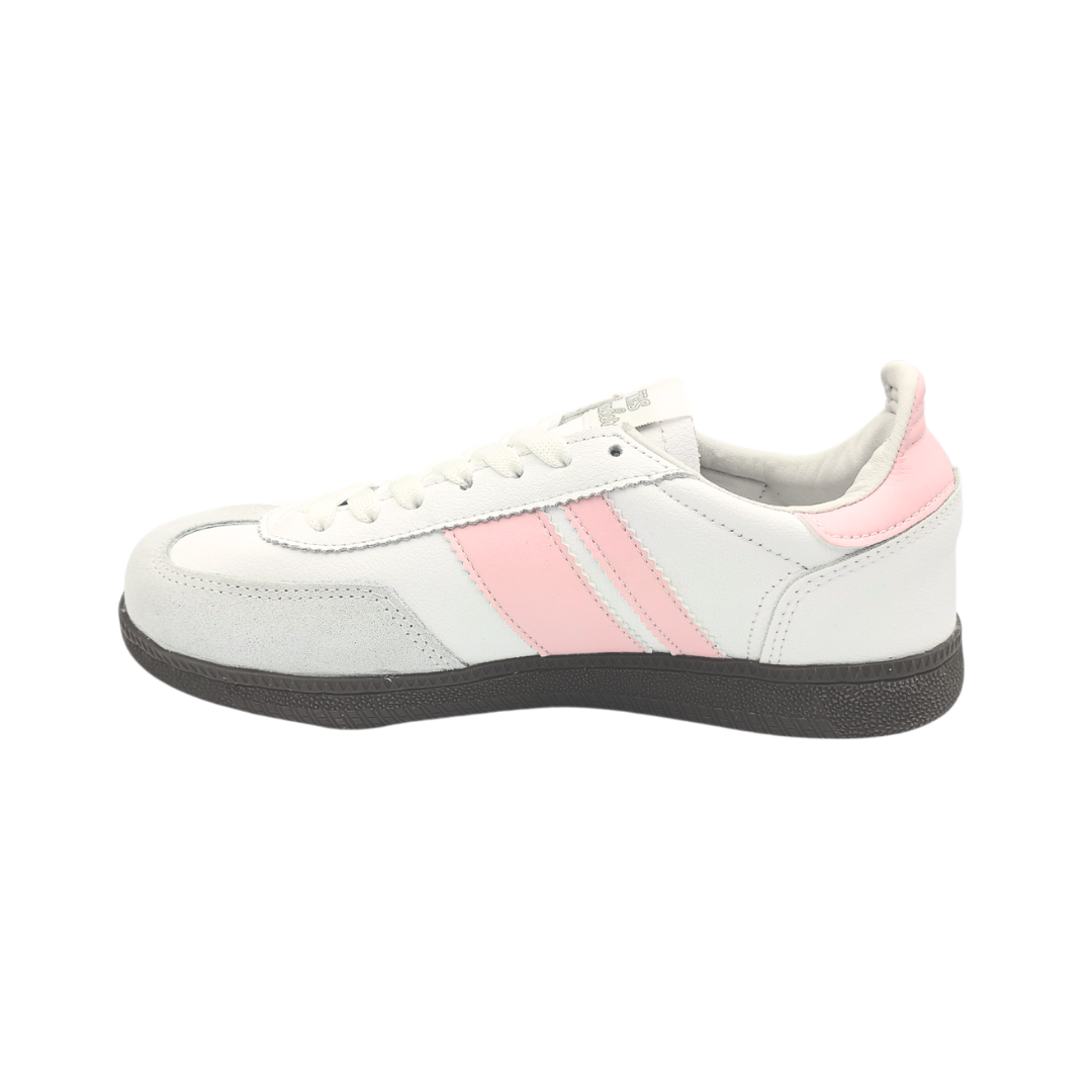Tenis de piel Trs Sneakers 7389 Blanco Rosa