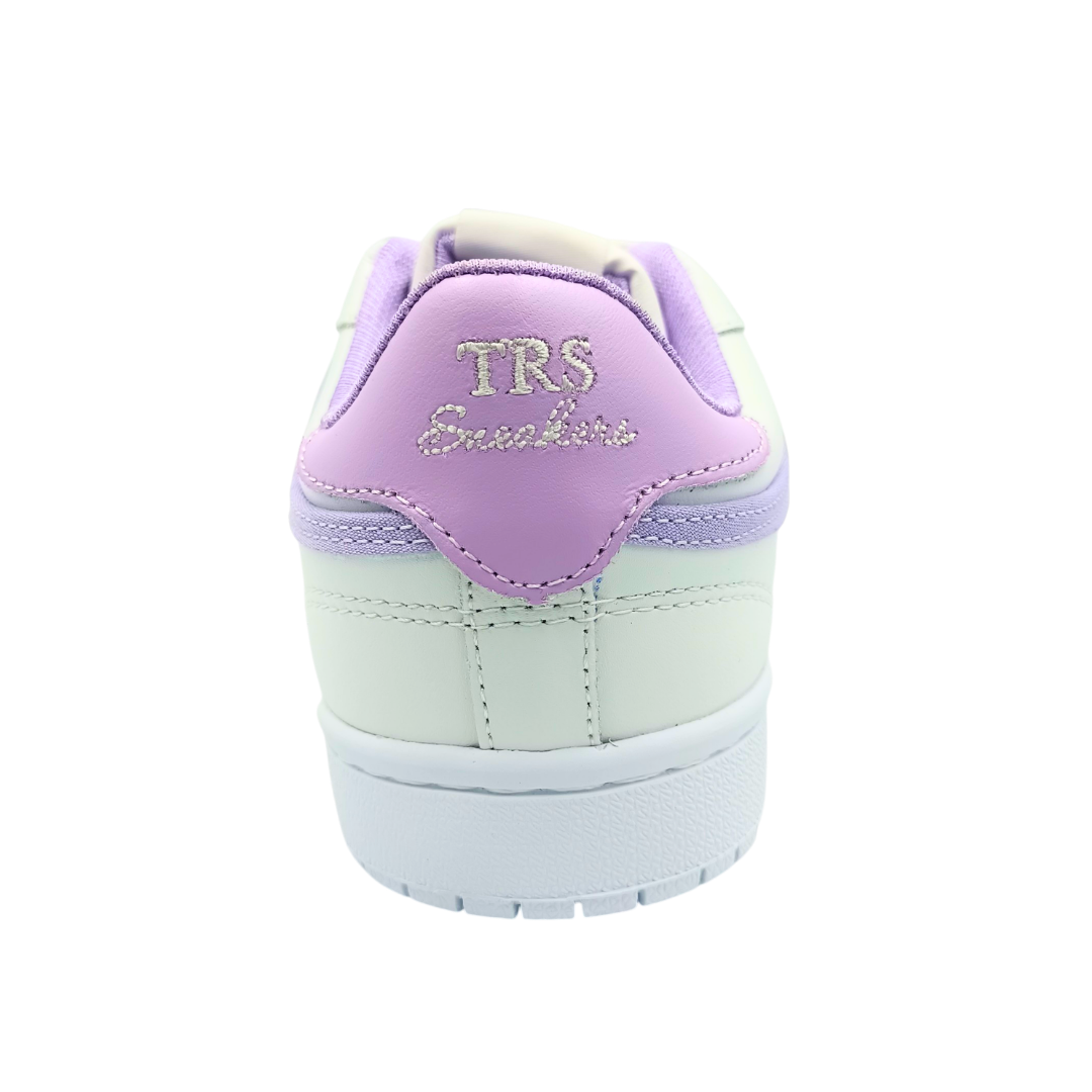 Tenis de piel Trs Sneakers 7391 Blanco Lila
