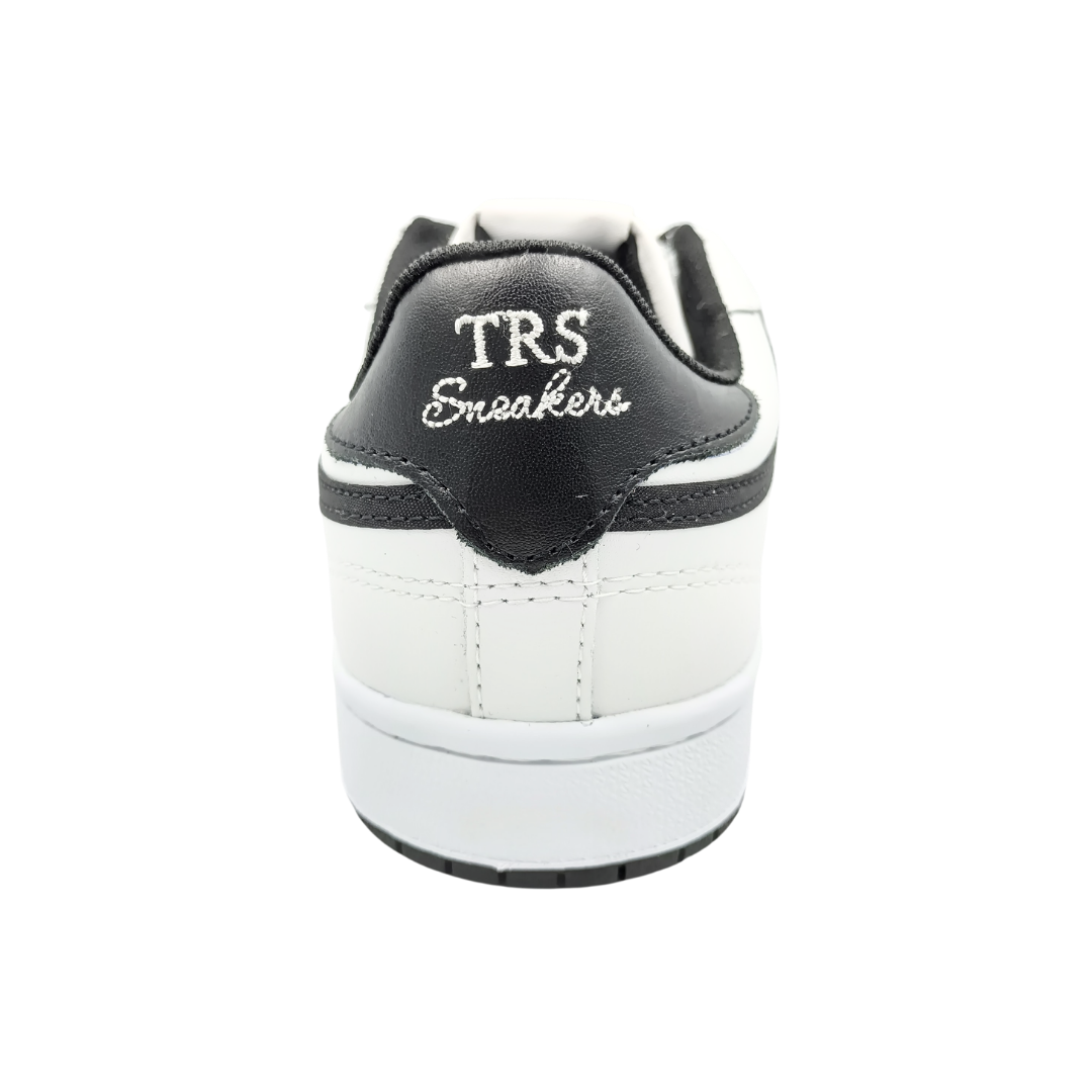 Tenis de piel Trs Sneakers 7391 Blanco Negro
