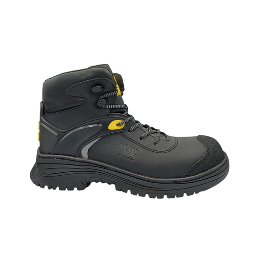 Bota Industrial de piel con puntera de protección New Trs 1800 Napa Negro