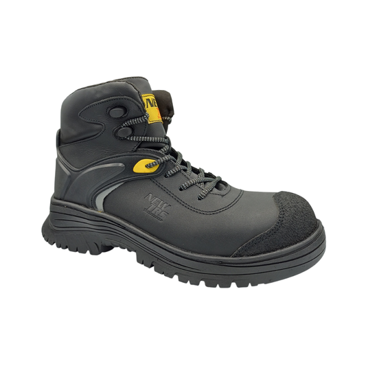 Bota Industrial de piel con puntera de protección New Trs 1800 Napa Negro