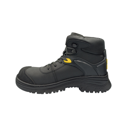 Bota Industrial de piel con puntera de protección New Trs 1800 Napa Negro