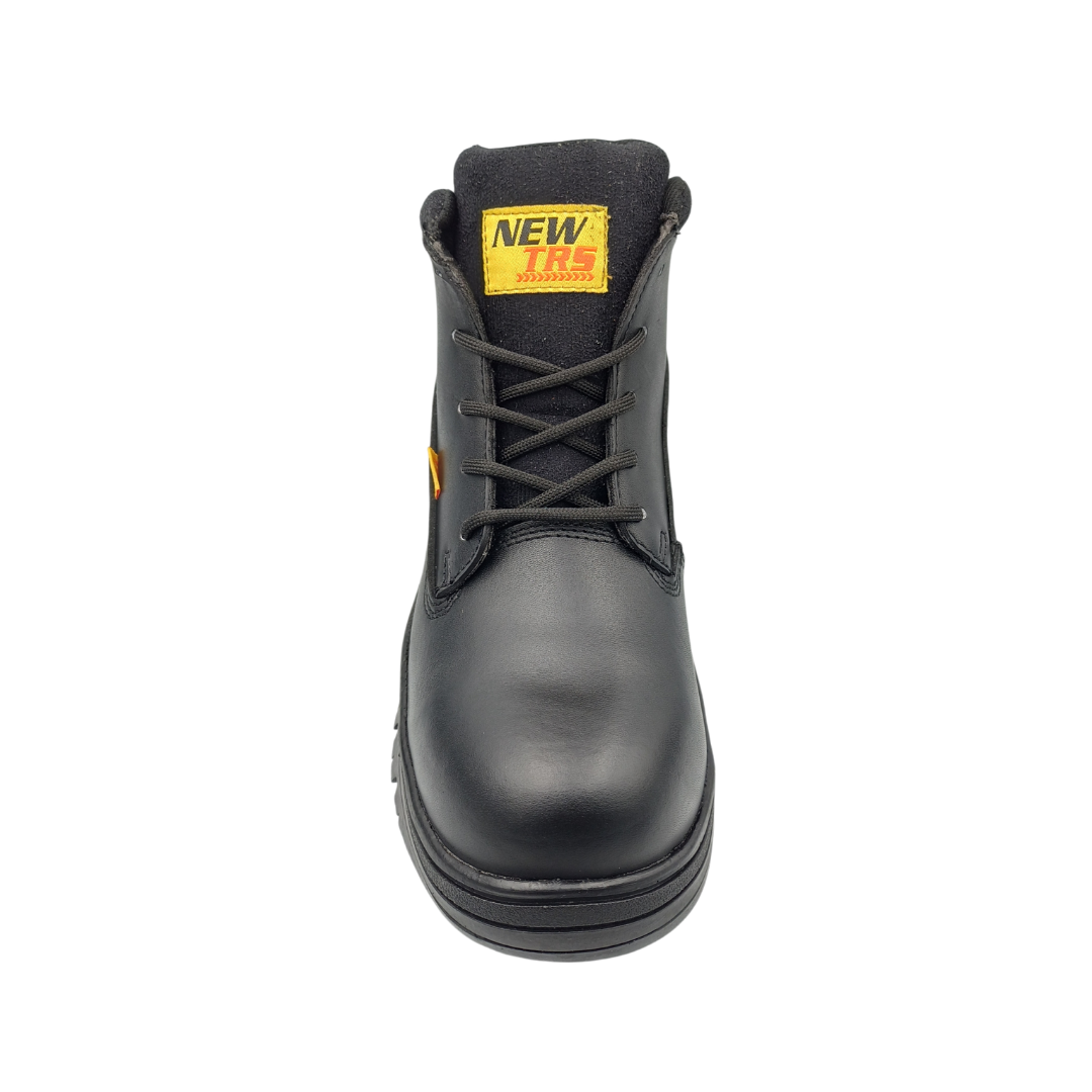 Bota Industrial de piel con puntera de protección New Trs 408 Napa Negro