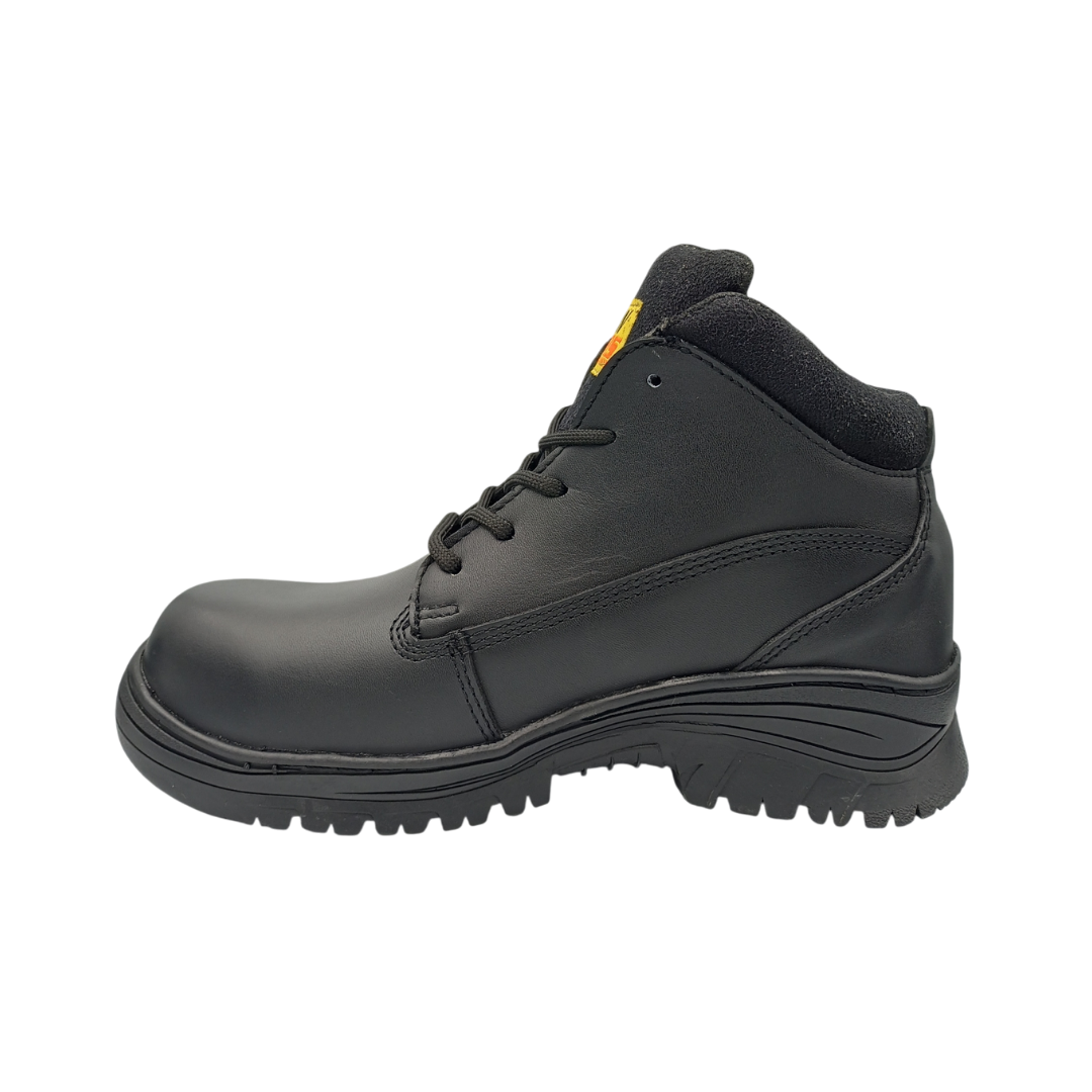 Bota Industrial de piel con puntera de protección New Trs 408 Napa Negro