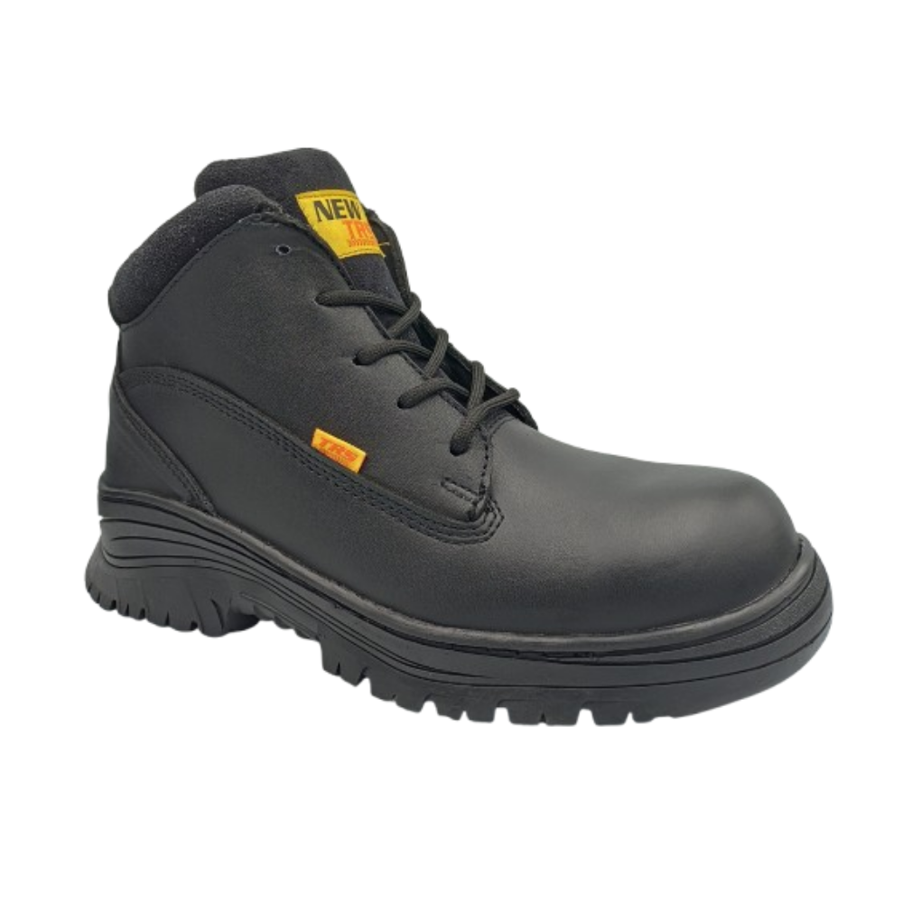 Bota Industrial de piel con puntera de protección New Trs 408 Napa Negro