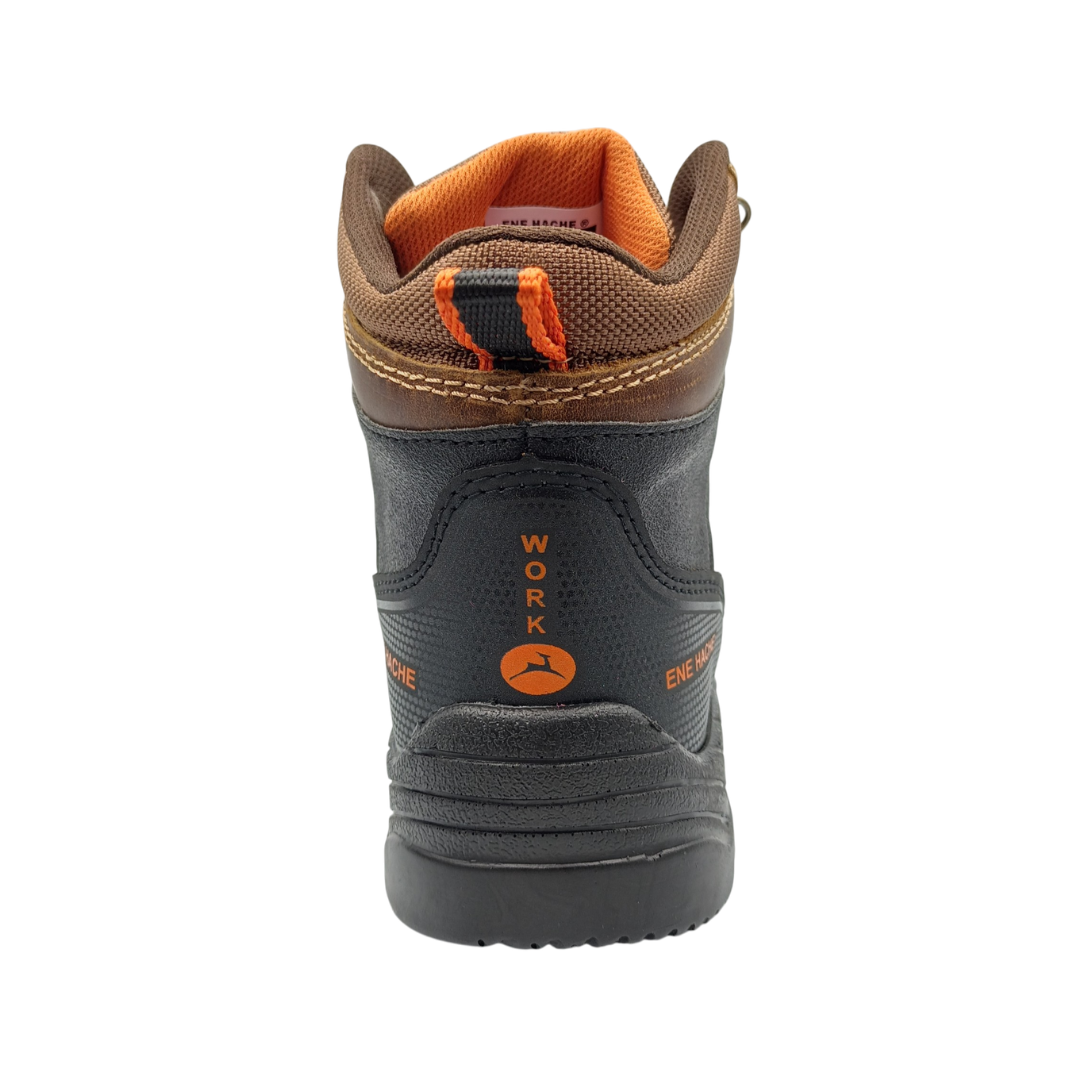 Bota Industrial de piel con puntera de protección NH C50 Crazy Cobre