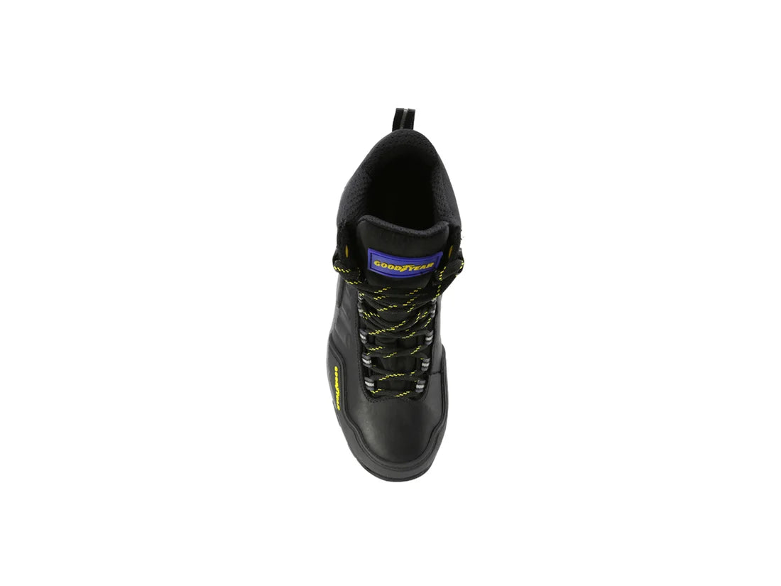 Bota Industrial Dielectrica de piel con puntera de protección Goodyear 100 Negro