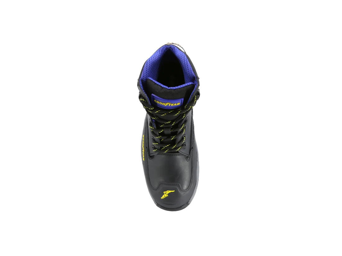 Bota Industrial Dielectrica de piel con puntera de protección Goodyear 150 Negro
