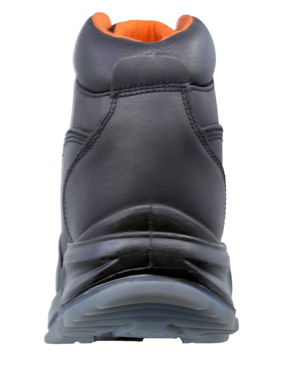 Bota Industrial Dielectrica de piel con puntera de protección New Trs 416 Napa Negro