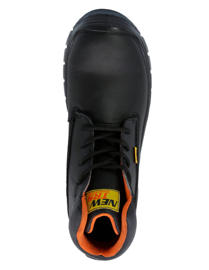 Bota Industrial Dielectrica de piel con puntera de protección New Trs 416 Napa Negro