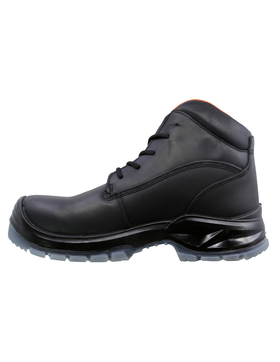 Bota Industrial Dielectrica de piel con puntera de protección New Trs 416 Napa Negro