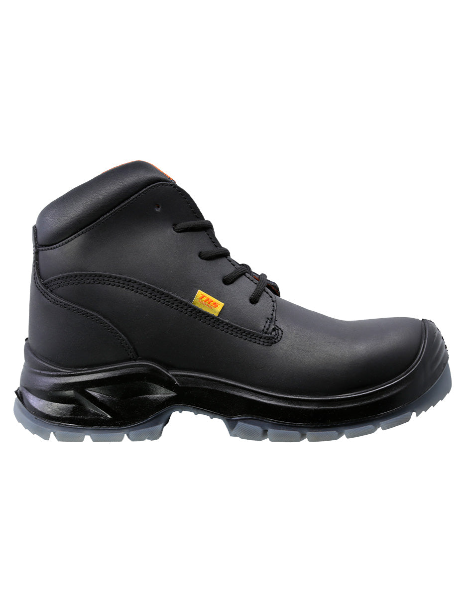Bota Industrial Dielectrica de piel con puntera de protección New Trs 416 Napa Negro