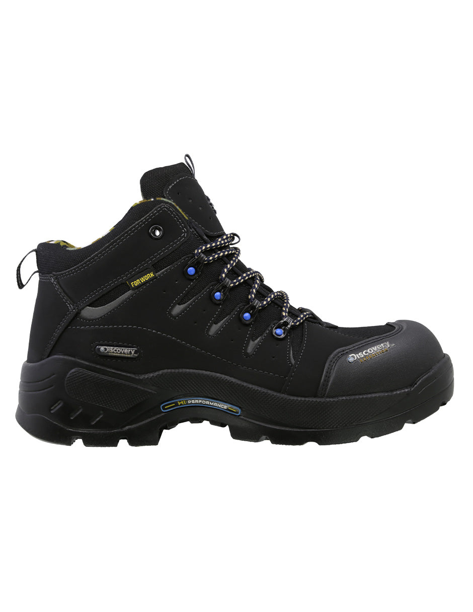 Bota Industrial Dielectrica con puntera de protección Discovery 1955 Negro