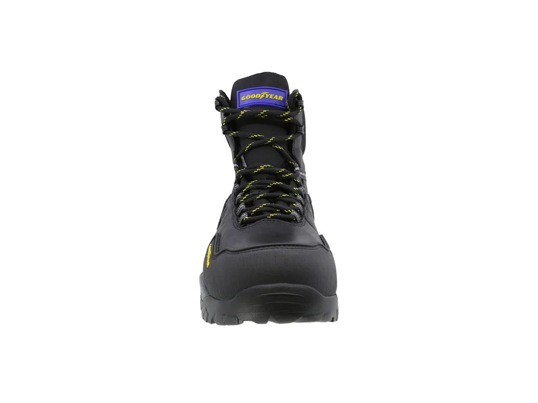 Bota Industrial Dielectrica de piel con puntera de protección Goodyear 100 Negro