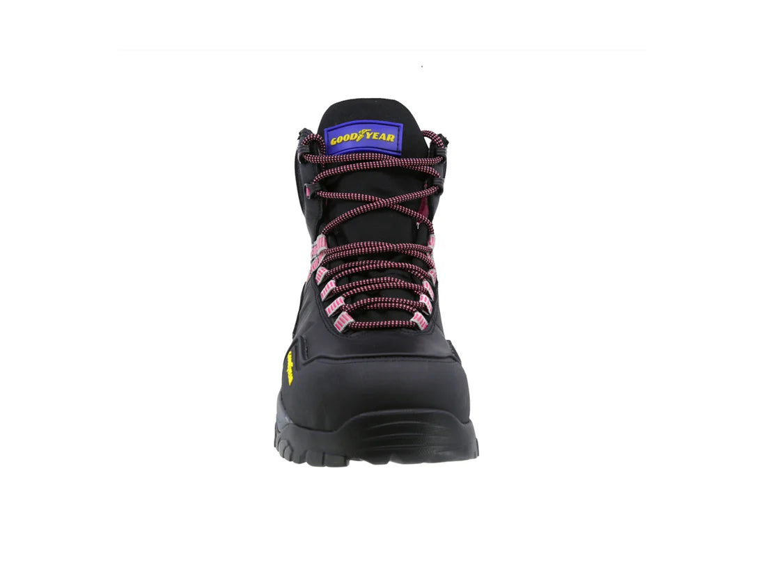 Bota Industrial Dielectrica de piel con puntera de protección Goodyear 102 Negro