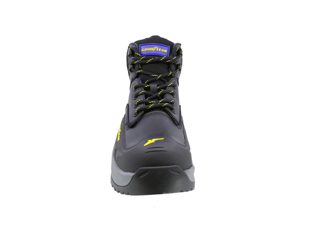 Bota Industrial Dielectrica de piel con puntera de protección Goodyear 150 Negro