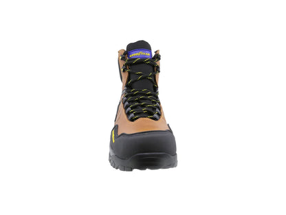 Bota Industrial Dielectrica de piel con puntera de protección Goodyear 100 Miel