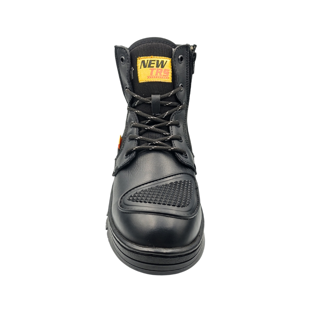 Bota Biker de piel New Trs 641 Napa Negro