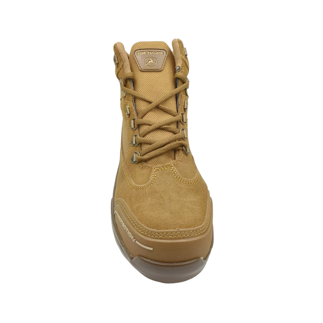 Bota Industrial de piel con puntera de protección NH C50 Nobuck Coyote