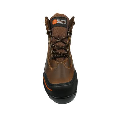 Bota Industrial de piel con puntera de protección NH C50 Crazy Cobre
