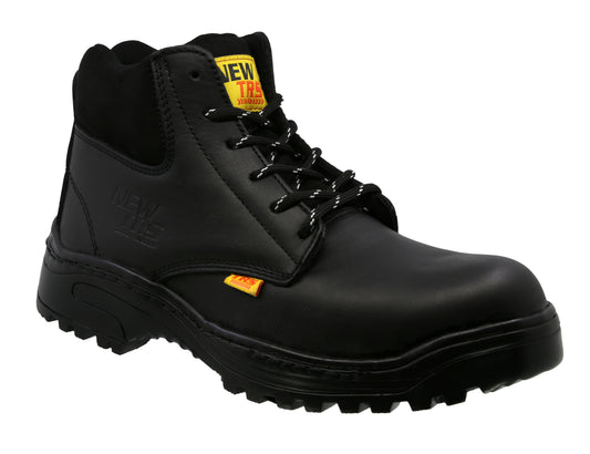 Bota Industrial de piel con puntera de protección New Trs 602 Napa Negro