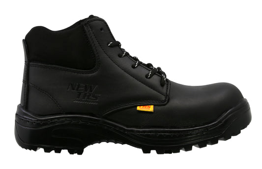 Bota Industrial de piel con puntera de protección New Trs 602 Napa Negro