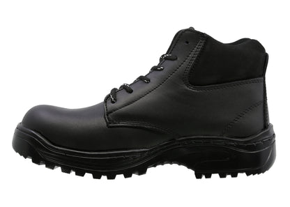Bota Industrial de piel con puntera de protección New Trs 602 Napa Negro