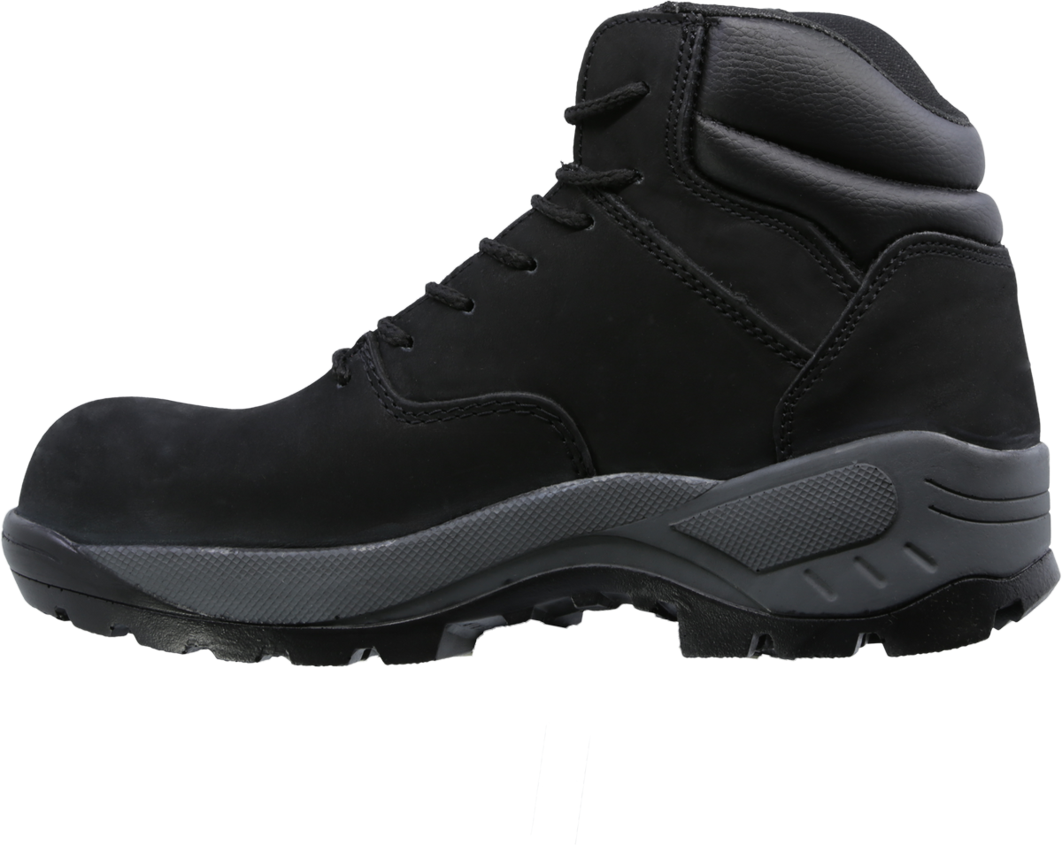 Bota Industrial Dielectrica de piel con puntera de protección New Trs 407 Nobuck Negro