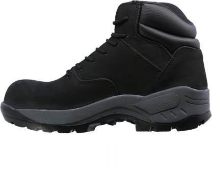 Bota Industrial Dielectrica de piel con puntera de protección New Trs 407 Nobuck Negro