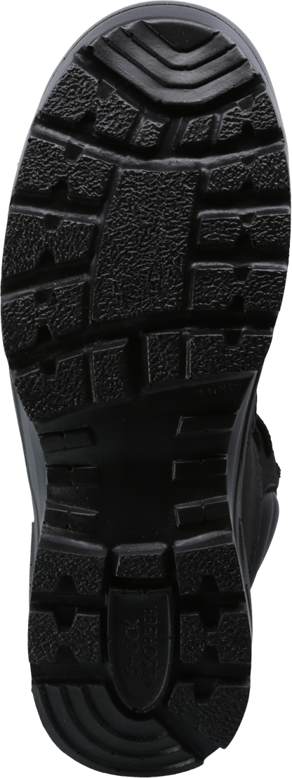 Bota Industrial Dielectrica de piel con puntera de protección New Trs 407 Nobuck Negro