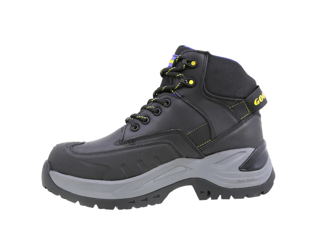 Bota Industrial Dielectrica de piel con puntera de protección Goodyear 150 Negro
