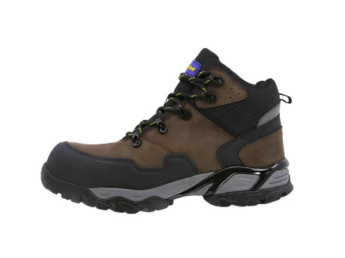 Bota Industrial Dielectrica de piel con puntera de protección Goodyear 101 Café