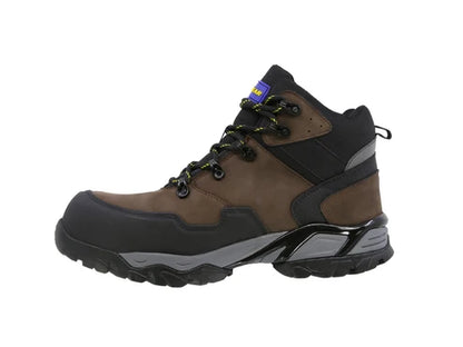 Bota Industrial Dielectrica de piel con puntera de protección Goodyear 101 Café