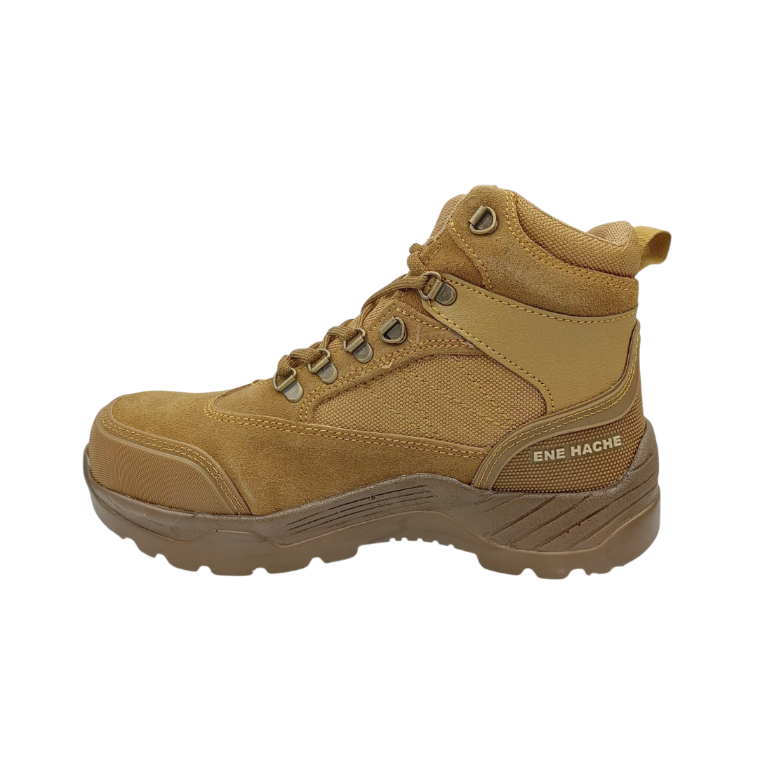 Bota Industrial de piel con puntera de protección NH C50 Nobuck Coyote