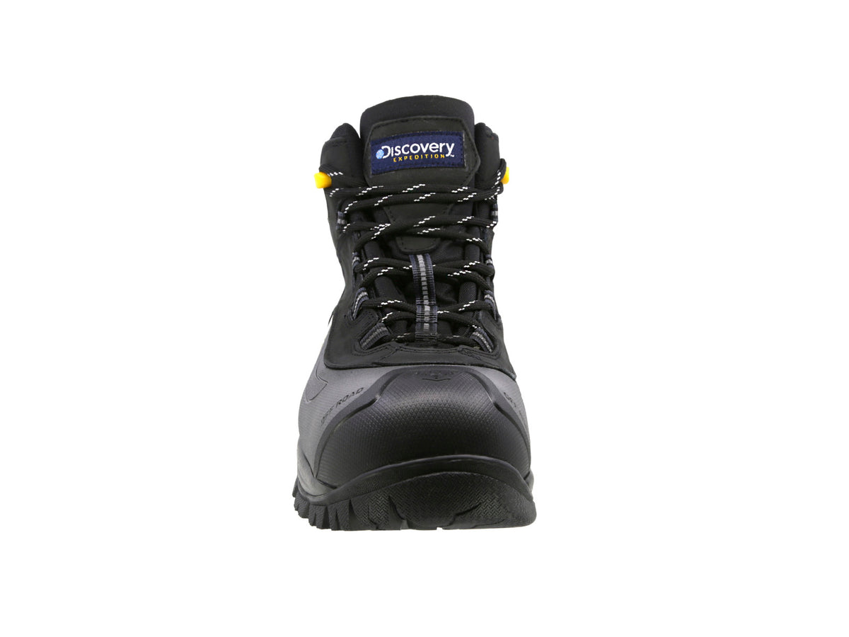 Bota Industrial Dielectrica de piel con puntera de protección Discovery 2187 Negro